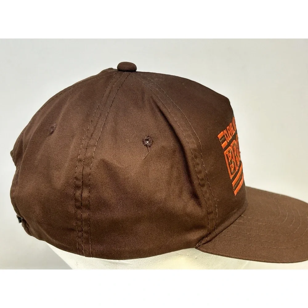 Vintage Cleveland Browns Snapback Hat Drew Pearson NFL‎ Brown Korea Bar